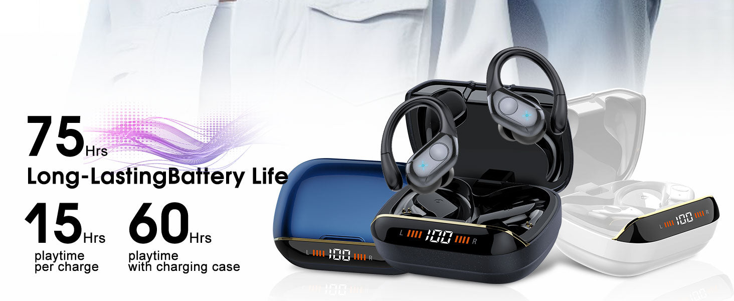 Qecnato wireless earbuds Bluetooth 5.4 white with LED display
Qecnato sports earbuds with earhooks and ENC noise canceling mic
Qecnato Bluetooth headphones 75H battery life waterproof earphones
Qecnato over-ear earbuds for running with deep bass stereo sound
Qecnato earbuds with IP7 waterproof design and touch controls
Qecnato wireless earphones with charging case and dual LED screen
Qecnato Bluetooth earbuds for Android iPhone and Windows devices
Qecnato white wireless headphones for gym, travel, and worko