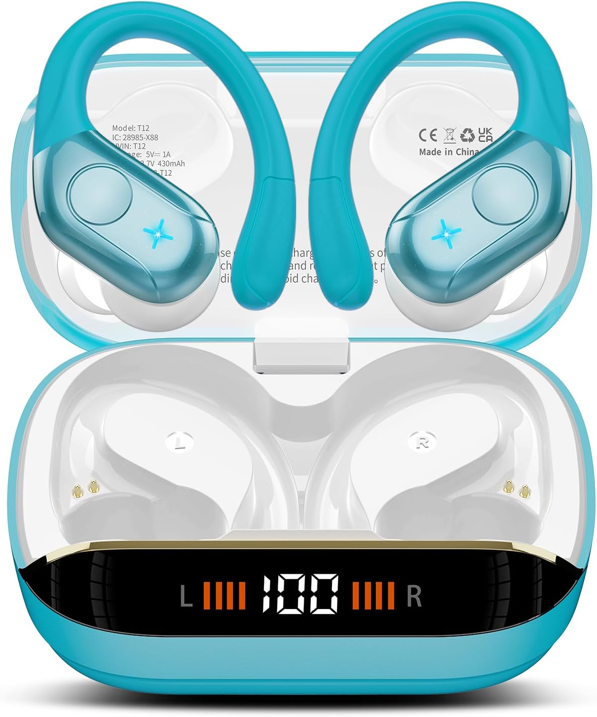 Qecnato wireless earbuds Bluetooth 5.4 white with LED display
Qecnato sports earbuds with earhooks and ENC noise canceling mic
Qecnato Bluetooth headphones 75H battery life waterproof earphones
Qecnato over-ear earbuds for running with deep bass stereo sound
Qecnato earbuds with IP7 waterproof design and touch controls
Qecnato wireless earphones with charging case and dual LED screen
Qecnato Bluetooth earbuds for Android iPhone and Windows devices
Qecnato white wireless headphones for gym, travel, and worko