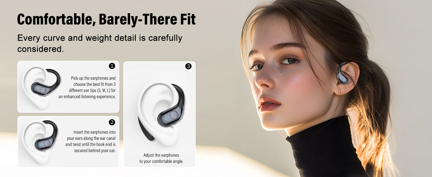 Qecnato wireless earbuds Bluetooth 5.4 white with LED display
Qecnato sports earbuds with earhooks and ENC noise canceling mic
Qecnato Bluetooth headphones 75H battery life waterproof earphones
Qecnato over-ear earbuds for running with deep bass stereo sound
Qecnato earbuds with IP7 waterproof design and touch controls
Qecnato wireless earphones with charging case and dual LED screen
Qecnato Bluetooth earbuds for Android iPhone and Windows devices
Qecnato white wireless headphones for gym, travel, and worko